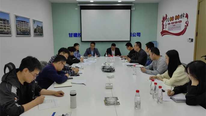 甘肃建投七建新厦公司赴重庆百郦湾项目开展月度检查