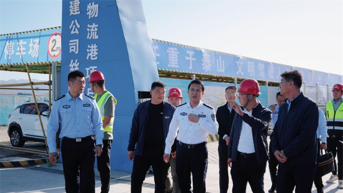 酒泉市副市长赵志刚调研督导甘肃建投 七建公司项目