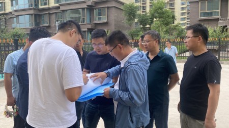 甘肃建投七建新厦公司武威锦绣天成三期项目顺利完成消防初验